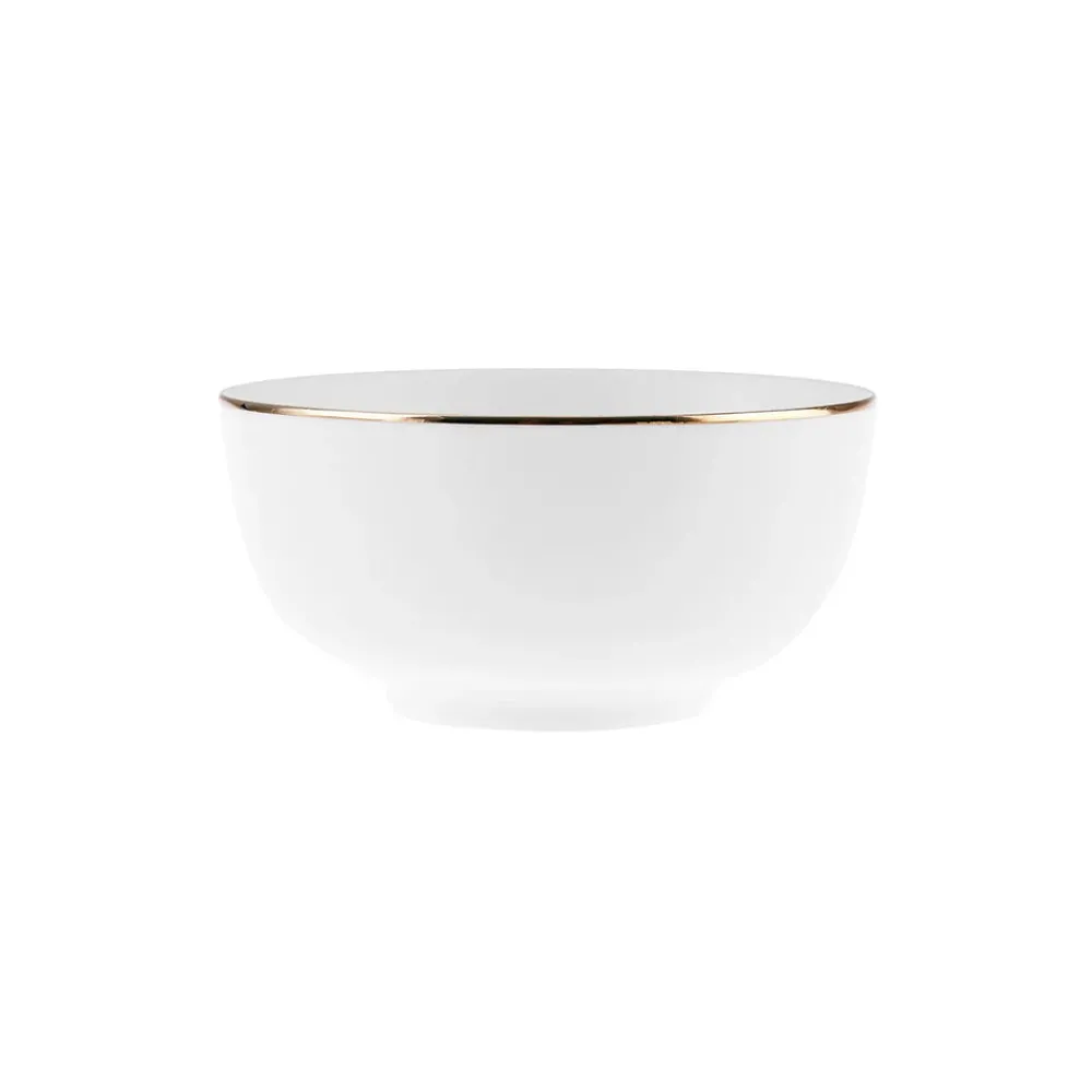 Karaca Epsilon New Generation Bone 12 Personen Geschirrset, , 76 teilig Gold New