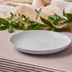 Karaca Epsilon Servierplatte aus Porzellan, 29 cm, Weiß Discount