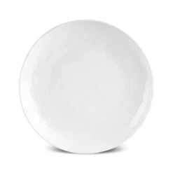 Karaca Epsilon Servierplatte aus Porzellan, 29 cm, Weiß Discount