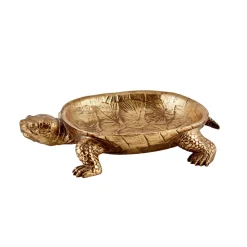 Karaca Eva Teller Schildkröte -Groß Gold Discount