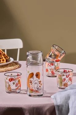 Karaca Face 5-teiliges Glas-Set Multıfarben New