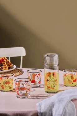 Karaca Face 5-teiliges Glas-Set Multıfarben New