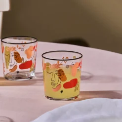 Karaca Face 5-teiliges Glas-Set Multıfarben New