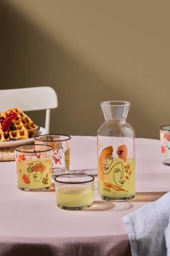 Karaca Face 5-teiliges Glas-Set Multıfarben New