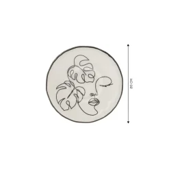 Karaca Face 6-teiliges Kuchenteller-Set Weıß01 Outlet