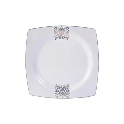 Karaca Fine Bone Lotus 43 Parça 8 Kişilik Yemek Takımı Kare Beyaz Clearance
