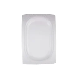 Karaca Fine Bone Ruffle 60-teiliges Quadratisches Tafelservice für 12 Personen Weıß01 Clearance