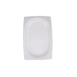 Karaca Fine Bone Ruffle 60-teiliges Quadratisches Tafelservice für 12 Personen Weıß01 Clearance