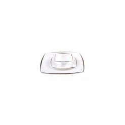Karaca Fine Pearl Agate für 6 Personen Perle Quadrat Frühstücksset und Servierschalen, 26 Teilig Gold Clearance