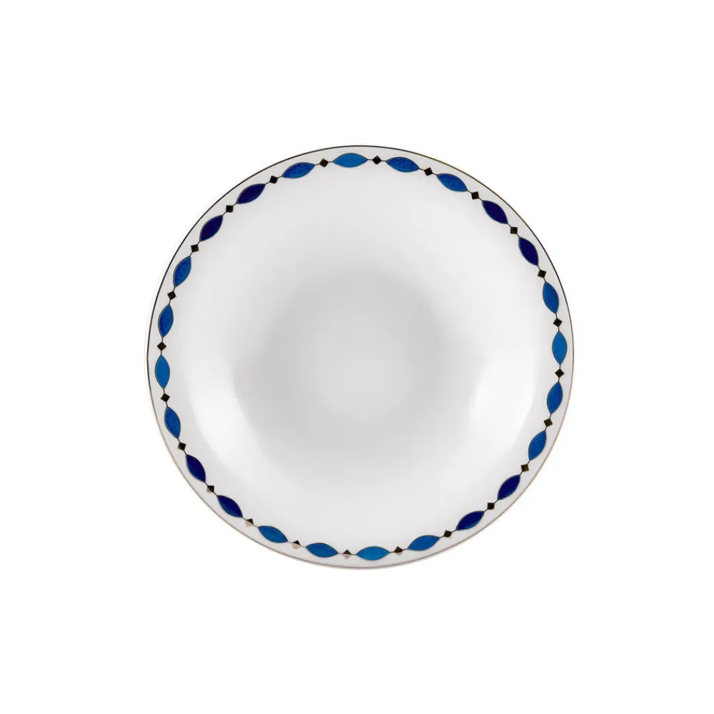 Karaca Fine Pearl Azur 62 Teiliges Für 12 Personen Tafelservice Blau01