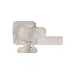 Karaca Fine Pearl Era 26-teiliges Frühstücksset und Servierschalen für 6 Personen Weıß01 Discount