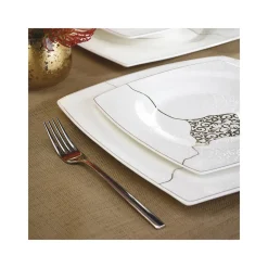 Karaca Fine Pearl Era 62-teiliges Geschirrset für 12 Personen Weıß01 New