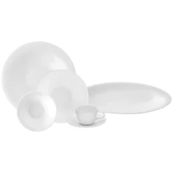 Karaca Fine Pearl Eternal 26-teiliges Frühstücksset und Servierschalen Weıß01 Online