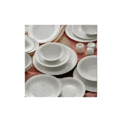 Karaca Fine Pearl Eternal 58 Teiliges Für 12 Personen Tafelgeschirr Set Aus Perlen Weıß01 Hot