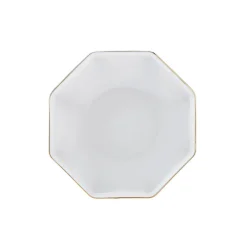 Karaca Fine Pearl Extra Eight Corner 62-Teiliges 12-Personen Geschirrset Gold