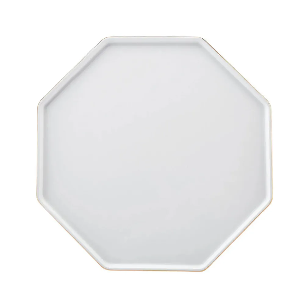 Karaca Fine Pearl Extra Eight Corner 62-Teiliges 12-Personen Geschirrset Gold