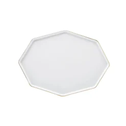 Karaca Fine Pearl Extra Eight Corner 62-Teiliges 12-Personen Geschirrset Gold