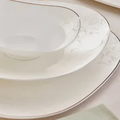 Karaca Fine Pearl Extra Jules 62 Teile für 12 Personen Geschirr Set Gold Clearance