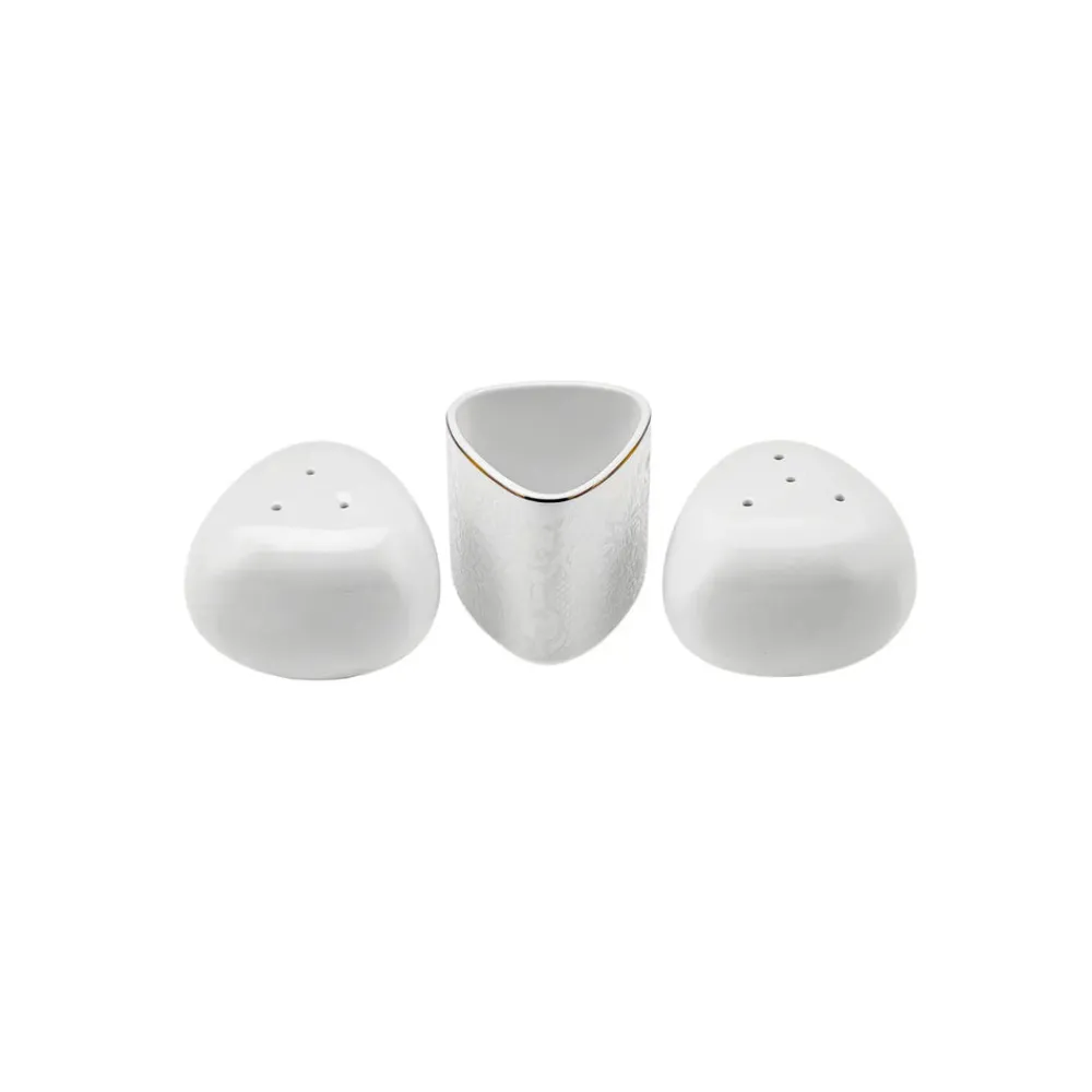 Karaca Fine Pearl Extra Jules 62 Teile für 12 Personen Geschirr Set Gold Clearance