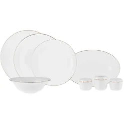 Karaca Fine Pearl Fame 58-Teiliges 12-Personen Geschirrset Gold Sale