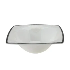 Karaca Fine Pearl Neklus 62-teiliges Tafelservice für 12 Personen Eckig Gold Hot