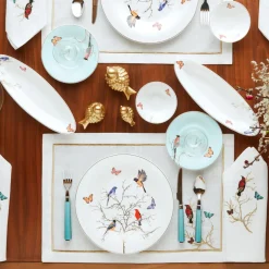 Karaca Fine Pearl New Grace Miny 26-Piece Frühstücksset und Servierschalen Round Mınze Best