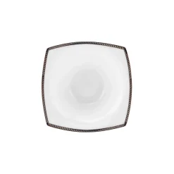 Karaca Fine Pearl Norma 62-teiliges quadratisches Tafelbesteck für 12 Personen Marıne02