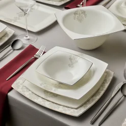 Karaca Fine Pearl Paris 58-teiliges Tafelservice für 12 Personen Best