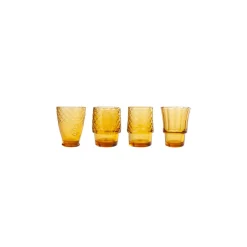 Karaca Fish Softdrinkglas 4-teilig , Amber Outlet