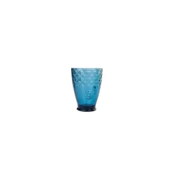 Karaca Fish Softdrinkglas 4-teilig, Blau Blau01 New