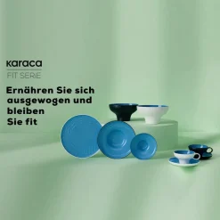 Karaca Fit Weiß Breite Schale Weıß01
