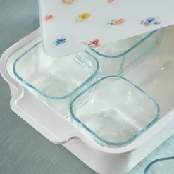 Karaca Fleur 8-teiliges Frühstücksset, Mehrfarbig Discount
