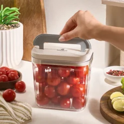 Karaca Flex 2-teiliges Aufbewahrungsbehälter-Set, 1500 ml, Transparent Online