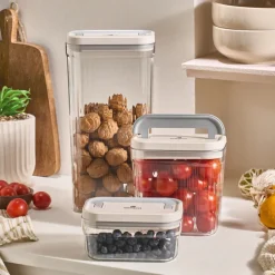 Karaca Flex 2-teiliges Aufbewahrungsbehälter-Set, 1500 ml, Transparent Online
