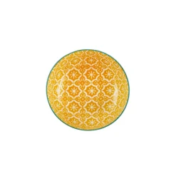 Karaca Floral Snack Schale, , Rund, 10 cm Gelb New