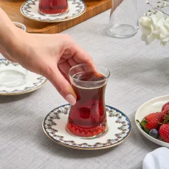 Karaca Florus 12-teiliges Teeservice für 6 Personen Multıcolor
