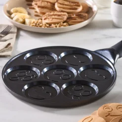 Karaca Fluffy Antihaft-Pfannkuchenpfanne mit Induktionskeramikbeschichtung, 26 cm, schwarz Outlet