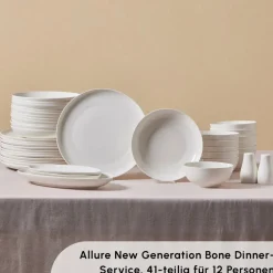 Karaca Forever Bone Allure 41-Teiliges 12-Personen Geschirrset Weıß01 Online