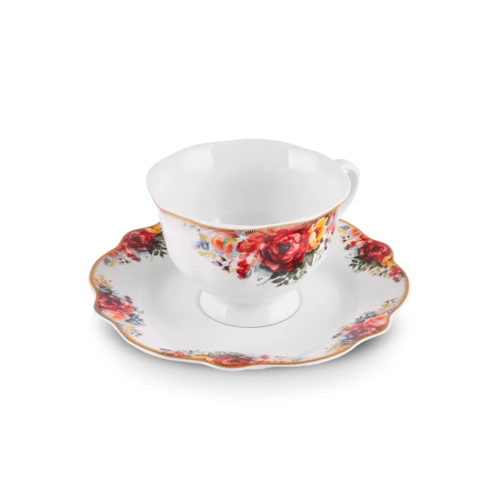 Karaca Forever Bone Amarose 26-teiliges Frühstücksset Discount