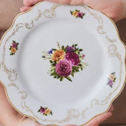 Karaca Forever Bone Antique Gold 26-teiliges Frühstücksset Outlet