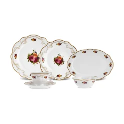 Karaca Forever Bone Antique Gold 26-teiliges Frühstücksset Outlet