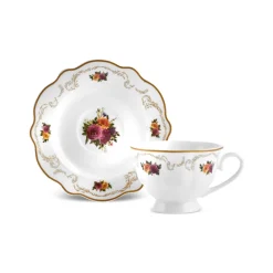 Karaca Forever Bone Antique Gold 26-teiliges Frühstücksset Outlet