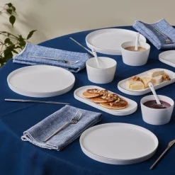 Karaca Forever Bone Bomo 22-teiliges Frühstücksset für 6 Personen – Platin Best