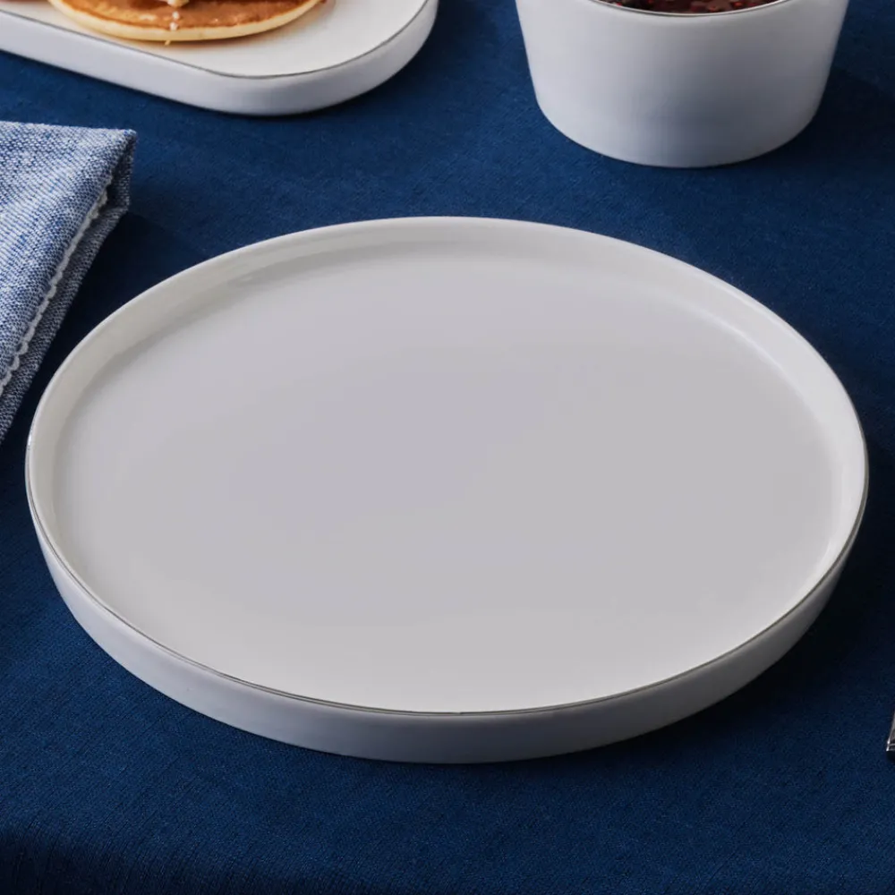 Karaca Forever Bone Bomo 22-teiliges Frühstücksset für 6 Personen – Platin Best