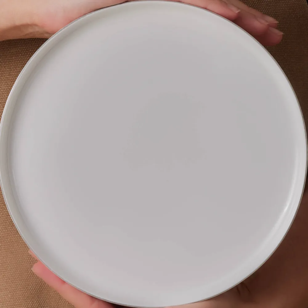 Karaca Forever Bone Bomo 22-teiliges Frühstücksset für 6 Personen – Platin Best