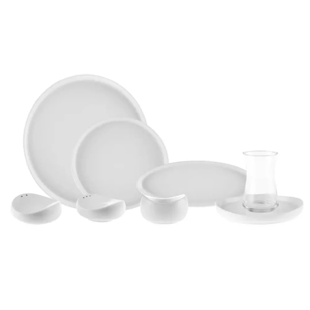 Karaca Forever Bone Olla, Frühstücksset 28-teilig für 6 Personen Beyaz Online