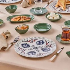Karaca Forever Bone Salento 26-teiliges Frühstücksset für 6 Personen Multıfarben