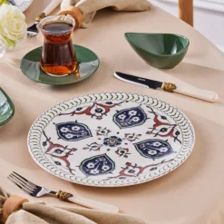 Karaca Forever Bone Salento 26-teiliges Frühstücksset für 6 Personen Multıfarben