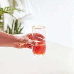 Karaca Gemma Gläser- Set für Soft- Getränke 480 ml Somon Clearance