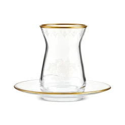 Karaca Gent 12-teiliges Teeservice für 6 Personen Gold Discount